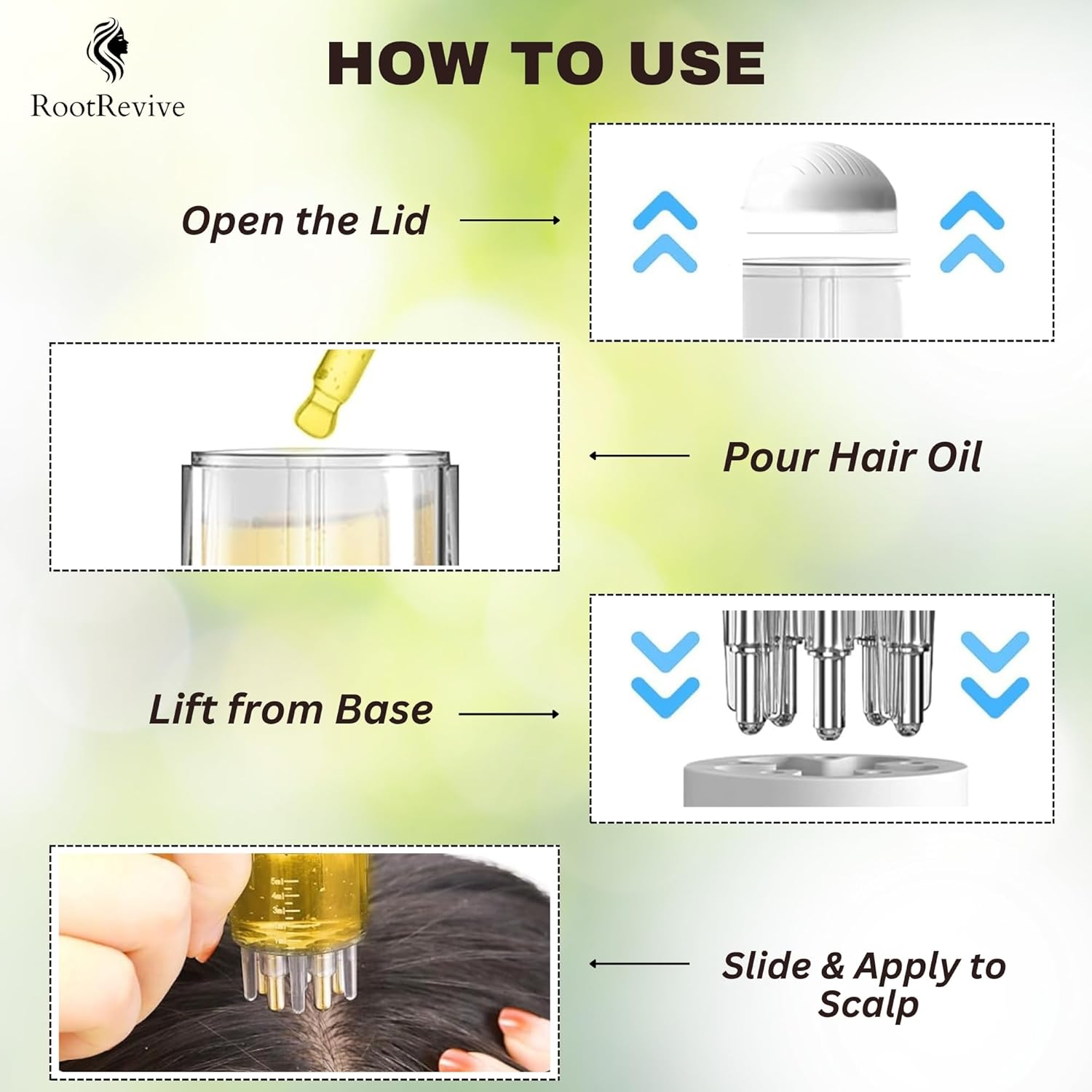 Hair Oil Bottle