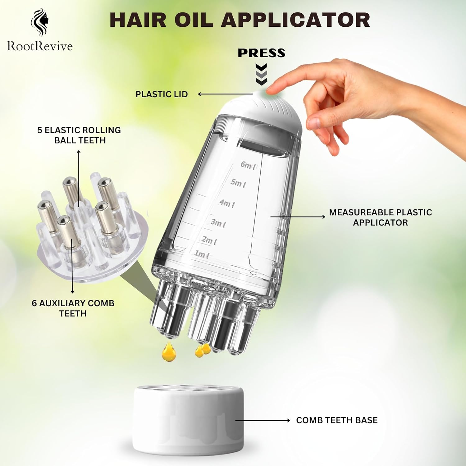 Hair Oil Bottle